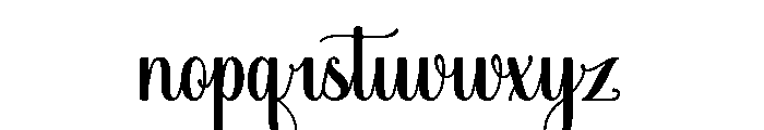 DuckySmile-Regular Font LOWERCASE