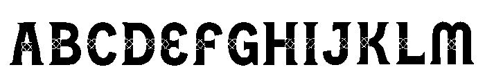 Duffy Regular Font UPPERCASE
