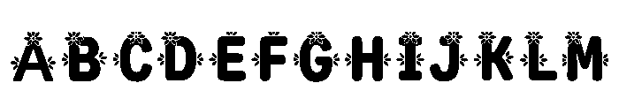 Duke Regular Font UPPERCASE