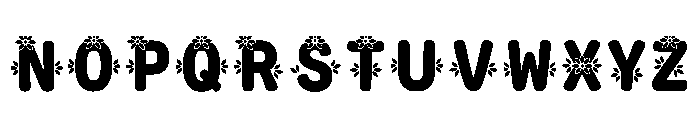 Duke Regular Font LOWERCASE