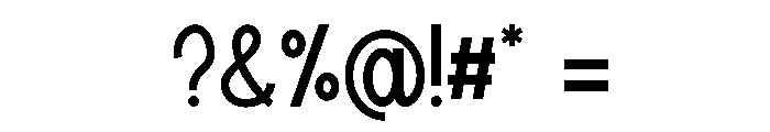 Dulcet Regular Font OTHER CHARS