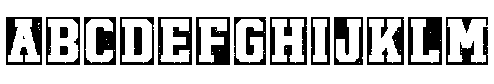 Dumps Style Regular Font UPPERCASE