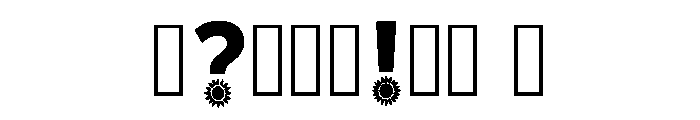 Dune Regular Font OTHER CHARS