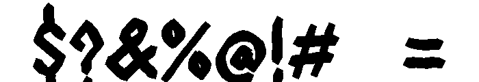 Dungeons and Houwer Font OTHER CHARS