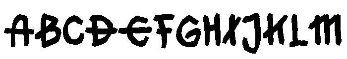 Dungeons and Houwer Font UPPERCASE