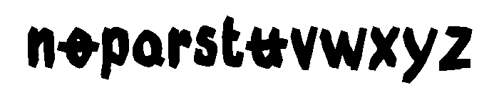 Dungeons and Houwer Font LOWERCASE