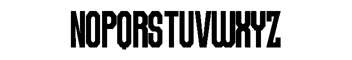 Dunker Regular Font LOWERCASE