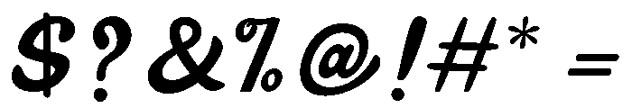 Dunkies Regular Font OTHER CHARS