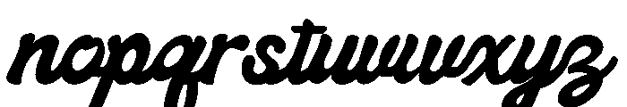 Dunkies Regular Font LOWERCASE