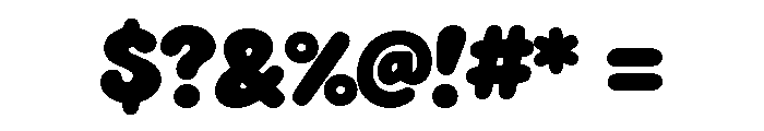 Dunkin Berry Font OTHER CHARS