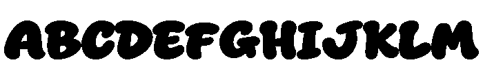 Dunkin Berry Font UPPERCASE