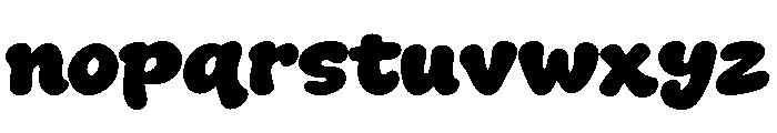 Dunkin Berry Font LOWERCASE