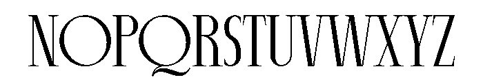 Duqeron Font UPPERCASE
