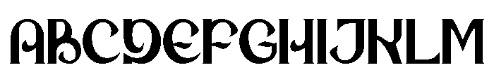 Dusk Queen Font UPPERCASE