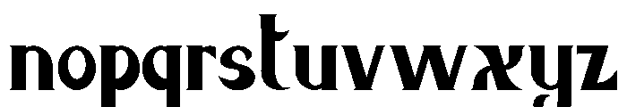 Dusk Queen Font LOWERCASE