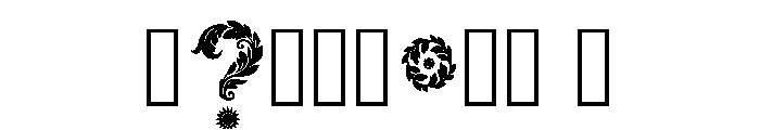 Duskborn Regular Font OTHER CHARS