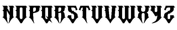 Duskfang Font UPPERCASE