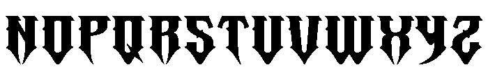 Duskfang Font LOWERCASE