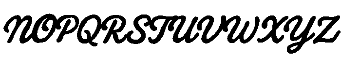 Dusklight Script Regular Font UPPERCASE