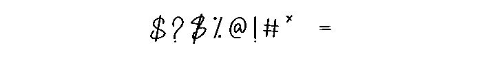 Dusklight Font OTHER CHARS
