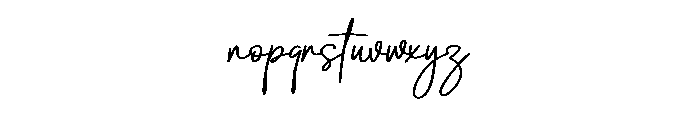 Dusklight Font LOWERCASE