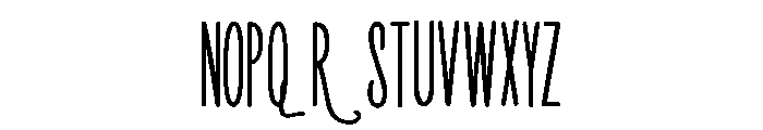 Duskreign Font UPPERCASE