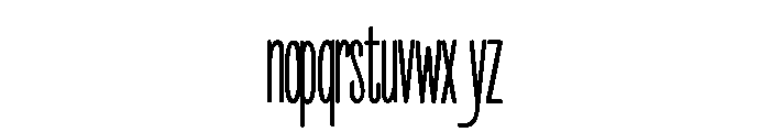 Duskreign Font LOWERCASE
