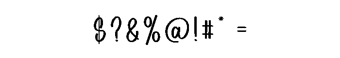 Dusney Font OTHER CHARS