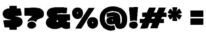 Dust Forge Regular Font OTHER CHARS