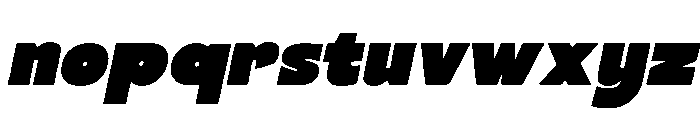 Dust Forge Slanted Font LOWERCASE