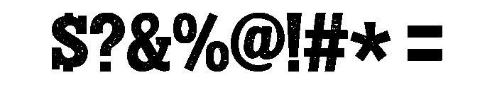 Dust Stamp Font OTHER CHARS