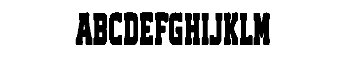 Dust Trail Font UPPERCASE