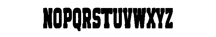 Dust Trail Font UPPERCASE