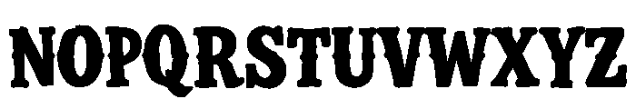 Dustero Font UPPERCASE