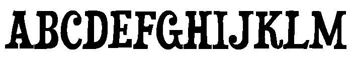 Dusthaven Font UPPERCASE