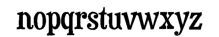 Dusthaven Font LOWERCASE