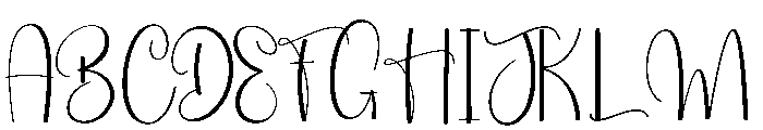 Dustilldate Font UPPERCASE