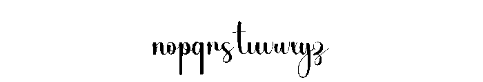 Dustilldate Font LOWERCASE