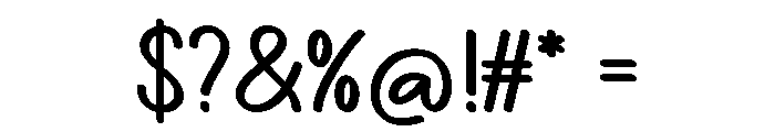 Dusting Sparkle Font OTHER CHARS