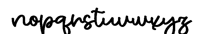 Dusting Sparkle Font LOWERCASE