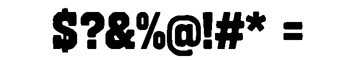 Dustland Font OTHER CHARS