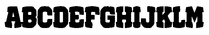 Dustland Font UPPERCASE
