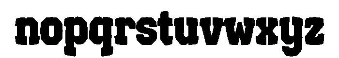 Dustland Font LOWERCASE