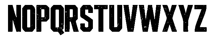 Dustline Block Font LOWERCASE