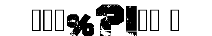 Dustmark Ravage Regular Font OTHER CHARS