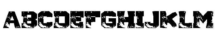 Dustmark Ravage Regular Font UPPERCASE