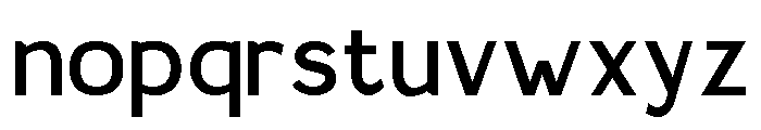 Dustrone Regular Font LOWERCASE