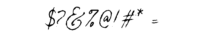 Dusty Archive Ink Font OTHER CHARS