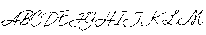Dusty Archive Ink Font UPPERCASE