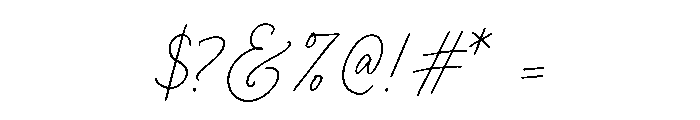 Dusty Archive Regular Font OTHER CHARS